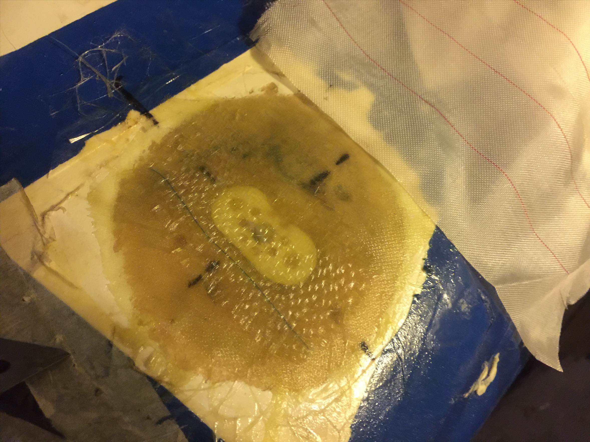 F2 Lightning foot plug repair