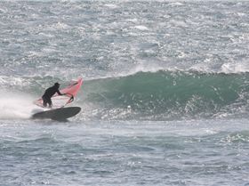 Photo courtesy Tanya Geraldton windsurfing face book page