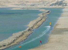 Luderitz Canal - Water level good.