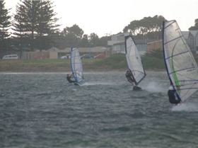 playing in safety bay