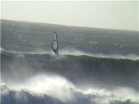 Ian Pott - bailing a big close out further down - not a nice place to be!