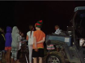 xmas carols on beach