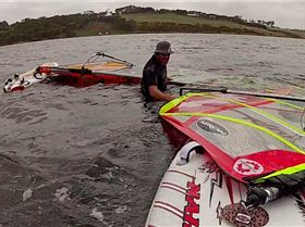 Our cars in the distance