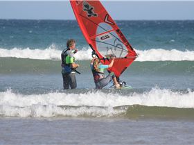 kids windsurfing Elli Halank age 10