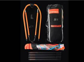 Backpac windsurf rig