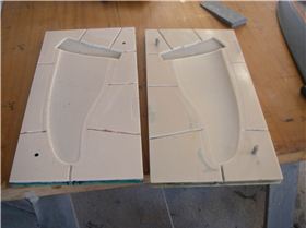 fin molds bend tests