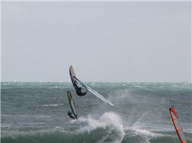 a few people who came over to try out my new paddle pool