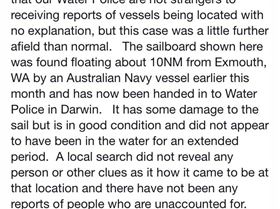 FB Post by NT Water Police