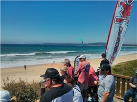 Sea breeze is coming in, morning of the final day