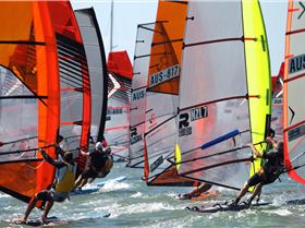 Raceboard Worlds Fleet action