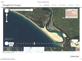 Timelapse - Google Earth Engine 1994 Sandy point Page 1