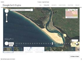 Timelapse - Google Earth Engine 2004 Sandy Point Page 1