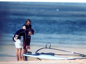 my stepbrother wondered why the board was acting funny...