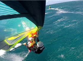 Ezza hanging outback with Brad