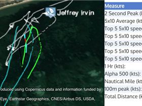 12.7 alpha - early carve gybe success