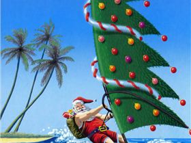 Merry Christmas - Windsurfing