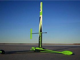 Land speed sailing record holder