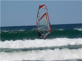 Unexpected wind and waves 14/10/07