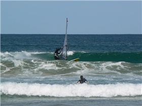 Unexpected wind and waves 14/10/07