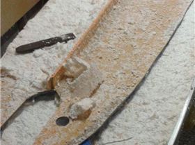 cleaning old sandwich