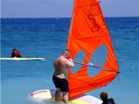 old school windsurfing
