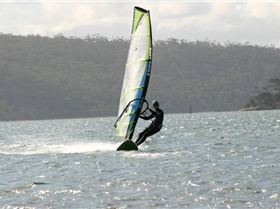 jimmy enjoying georges bay