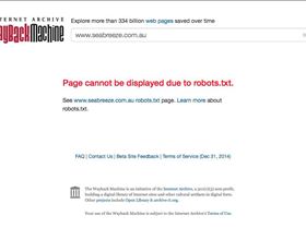 seabreeze not on Wayback machine
