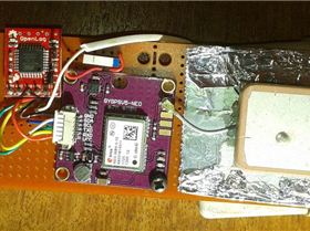 DIY GPS logger trial