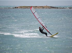 me taking in being the only one out at woodies point