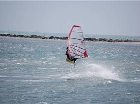 me taking in being the only one out at woodies point