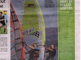 Local sailors Lyndon Bauer & John Doolan