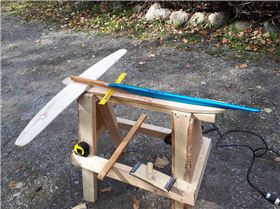 It it breaks on the water At least wood floats:)