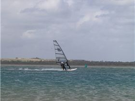 Binny off on another run