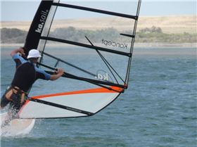 Leaning in. About to flip rig