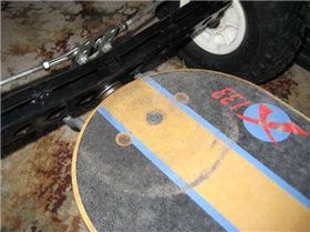 Mounting a mast base to a land/mountainboard