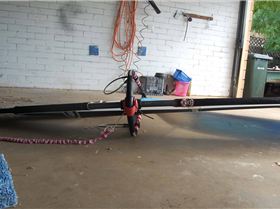 SF rigged for light wind