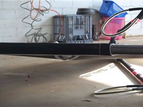 SF rigged for mid wind