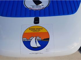 Bribie Island sticker from the 80s