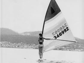 Girl on Windsurfer