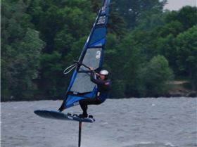 GPS Speed Foiling at 28.4 knots