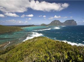 View of Lord Howe lagoon