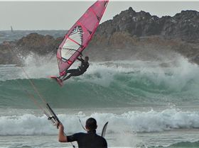 Sam Lynch freesurfing just hours before heats commence