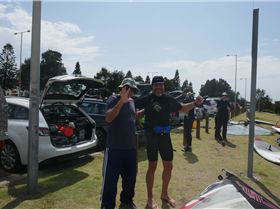 the excitement was showing