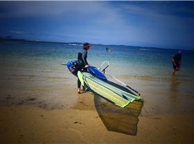 the excitement was showing