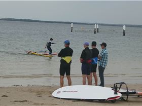 the excitement was showing