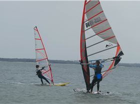 the excitement was showing