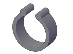 impact release harness line clip