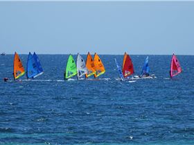 Windsurfer club race at BSYC