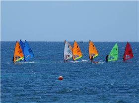 Windsurfer club race at BSYC