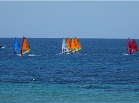 Windsurfer club race at BSYC